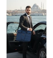 NEWFULL NOVA 17 İNÇ LAPTOP NOTEBOOK DİZÜSTÜ BİLGİSAYAR EVRAK ÇANTASI (Lacivert)