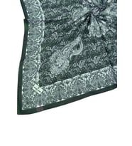Mim Eşarp Prime Pamuk Etnik Desenli Eşarp 90x90 cm (Siyah)