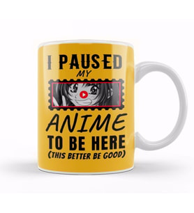 Sarcasm Funny Anime And Manga Otaku Lover Gift Kupa Bardak Porselen
