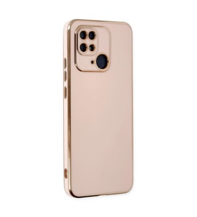 Xiaomi Redmi 10c Kılıf Volet Silikon - Pembe