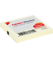 Noki Memo 75 x 75 mm Sarı Yapışkanlı Not Kağıdı 100 Yaprak (12 Li Paket)