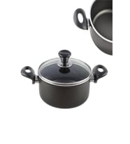 Mehtap Tencere Çift Taraf Teflon Onyx 20 Cm (Krem)