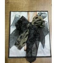 23X20 CM 3 BOYUTLU FİYONK FULARLI BONCUKLU ARMA YAMA APLİKE