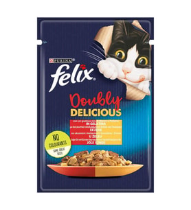Felix Sığır Etli Ve Kümes Hayvanlı Kedi Konservesi 85 Gr