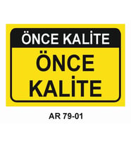 İŞ GÜVENLİĞİ UYARI LEVHASI 1 ADET PVC 21 X 29CM