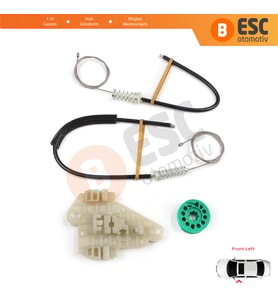 Honda City MK4 GD GE Jazz MK2 2001-2008 72250SAAJ02 İçin Ön Sol Kapı Cam Kriko Tamir Seti