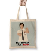 Chuck Bartowski Not Shaken Just Nerd Bez Çanta Uzun Saplı