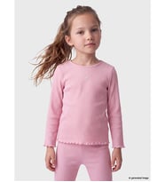 LCW Kids Pembe Nakışlı Kız Çocuk Tişört