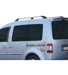Volkswagen Caddy Uyumlu Sürgülü Kapı Çıtası 2004-2014 Paslanmaz Çelik Parça