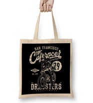 San Francisco Cafe Racer Motorcycle Dragsters Bez Çanta Uzun Saplı