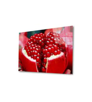 Miyrem Glasses Collection -A1^#  Meyveler Cam Tablo (Çok Renkli)
