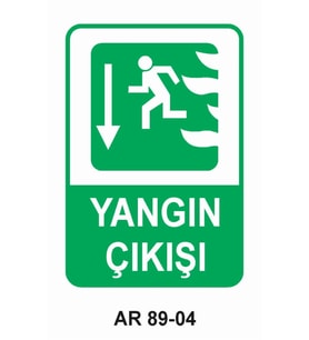 İŞ GÜVENLİĞİ UYARI LEVHASI 1 ADET PVC 21 X 29CM