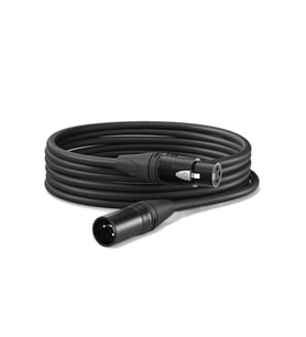 Midex MCB-10X Kaliteli Stereo Mikrofon Kablosu XLR + XLR 10 Metre Siyah Renk