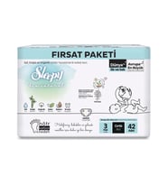 Sleepy Bio Natural Bebek Bezi Fırsat Paketi 3 Beden 42 Adet