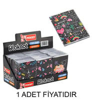 MİKRO NT-206 SİYAH ÇİZGİLİ NOT DEFTERİ