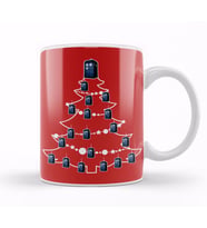 Tardis Doctor Who Christmas Tree Baubles Kupa Bardak Porselen