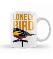 Lonely Bird Kupa Bardak Porselen