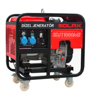 Solax SDJ11000ME 8kW 668cc 150kg Tekerli Marşlı Monofaze Dizel Jeneratör