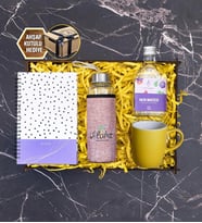  Kolonya, Defter, Kupa, Matara Hediye Kutusu 