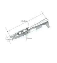 Fiatextra 100Adet Otomobil Body Soket Pin (19.2x2.2x2.2mm)