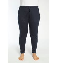 Büyük Beden Cepli Viskon Yazlık Kadın Pijama Altı Tek Alt y20 (Siyah)