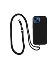 Lexroo Cep Telefonu Kumaş Halat İp 140 cm - Siyah