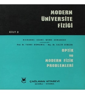 Modern Üniversite Fiziği Cilt: 3 Optik ve Modern Fizik Problemleri