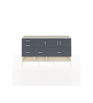 Arges Konsol 3 Raflı 5 Çekmeceli 3 Kapaklı 176x30x99 Aytaşı-Antrasit