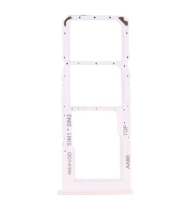 Samsung Galaxy A12 Uyumlu Sim Kart Tepsisi SM-A125F (Beyaz)