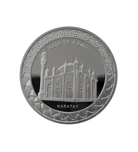 AgaKulche Aziziye Camii Gümüş Sikke Coin