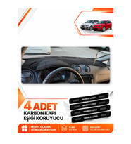 SEAT IBIZA (2008-2017) Uyumlu Ön Torpido Koruma Kılıfı Halısı - Siyah