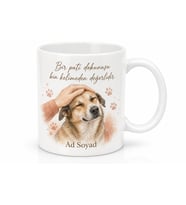Sokak Köpekleri Sevenlere Pati Dostu Özel Tasarım Baskılı Porselen Kupa Bardak Hediye
