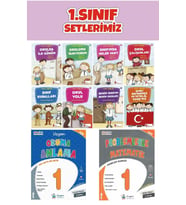 Üçgen 1.Sınıf 2.Dönem Problemlerle Matematik-Okuma Anlama-8 li Hikaye Seti