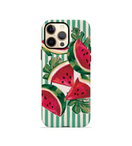 iPhone 12 Pro Vorian Çift Katmanlı MagSafe Kılıf Watermelon Cabana