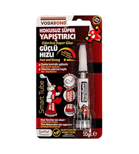 Mey İthalat® Vodabond Kokusuz Süper Hızlı Yapıştırıcı 10 gr
