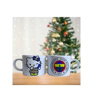 Ghostbastır Design Fenerbahçe Hello Kitty Kupa Bardak Tek Adet 0412
