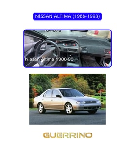 NİSSAN ALTİMA 1988-1993TORPİDO KORUMA HALISI MAVİ KENAR