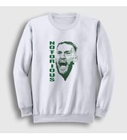 Presmono Unisex Beyaz Notorious V2 Ufc Conor McGregor Sweatshirt 312297tt