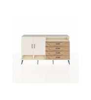 Arges Konsol 5 Raflı 4 Çekmeceli 2 Kapaklı 176x30x99 Aytaşı-Aytaşı/Çam