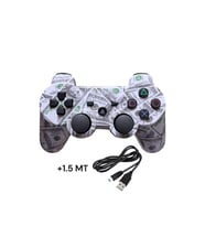 Ps3 Dual-shock Gamepad Yeni Nesil Kol Desenli Joystıck Oyun Kolu PC + 1.5 MT Şarj Kablosu HEDİYE