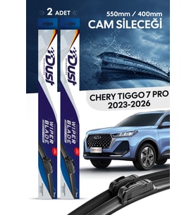 Chery Tiggo 7 Pro Silecek Takımı 2023-2026 Uyumlu 550MM/400MM