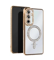 Samsung Galaxy S25 Edge Joke Simli Magneticsafe Kılıf - Gold