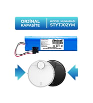 Xiaomi Mi Vacuum Mop Pro Stytj02ym Uyumlu Batarya (ORJİNAL KAPASİTE) 3.200mah Robot Süpürge Pili