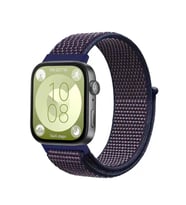 Durukar® Huawei Fit 4 Hasırlı Cırtcırtlı Kordon - Mavi-Beyaz