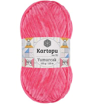 1 Adet Yumurcak Kadife El Örgü İpi Pembe K798