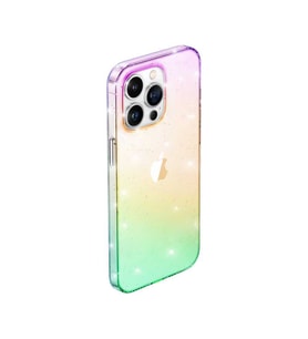 Apple iPhone 13 Pro Max Kılıf Zore Vixy Simli Kılıf Colorful