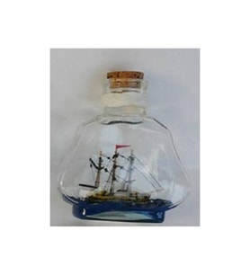 DENİZCİLİK › DENİZCİLİK GRUBU › Marine Şişe Gemi-Z&A ŞİŞE GEMİ>>9X10 cm.