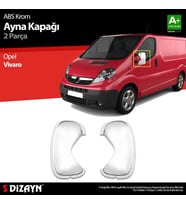 S-Dizayn Opel Vivaro ABS Krom Ayna Kapağı 2 Prç 2010-2014