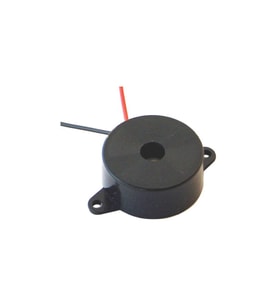 Buzzer 12 ~ 24VOLT Dc 23 mm Kablolu Devreli (IC-221) (Siyah)