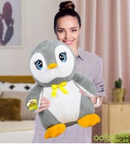 OYUNCAK AYICI 85 cm Penguen (Gri)